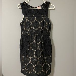 Hearts Floral Embroidered Lace Dress